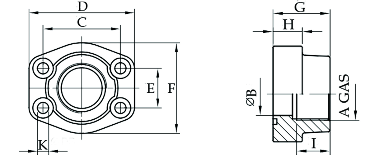 thread flange